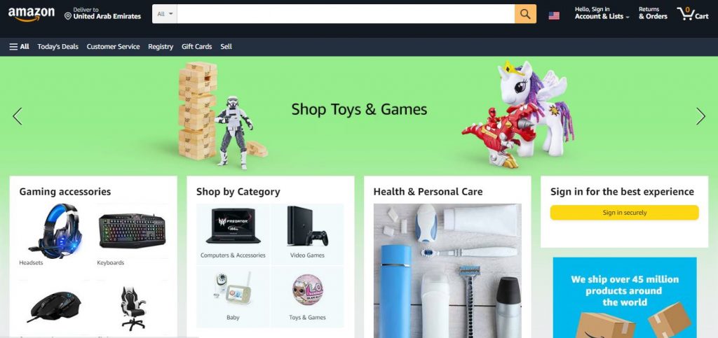 Amazon Website