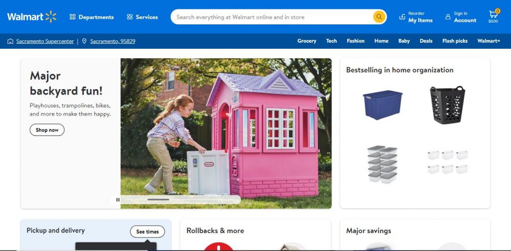 Walmart Website