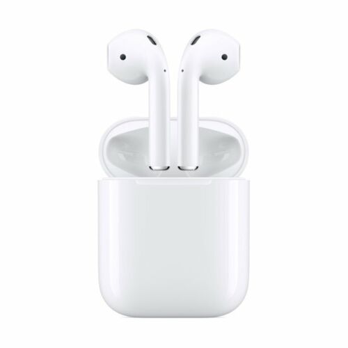 Apple AirPods 2nd Generation Bluetooth Earbuds w/ Lightning Charging Case White