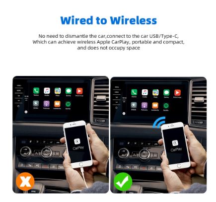 EKIY A1 Mini Wireless CarPlay Device