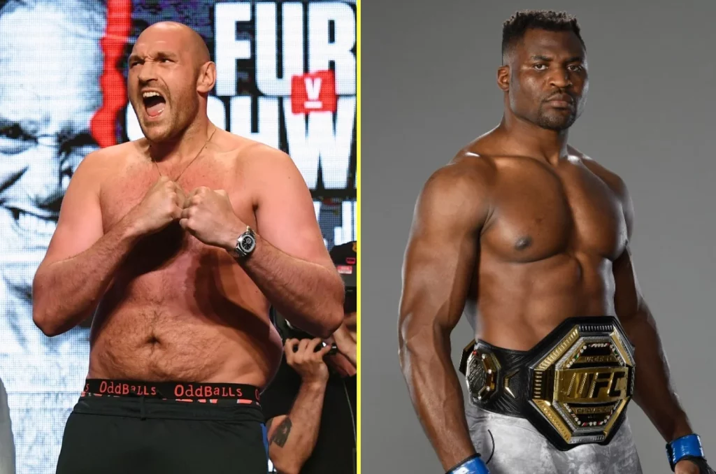 Tyson Fury and Francis Ngannou