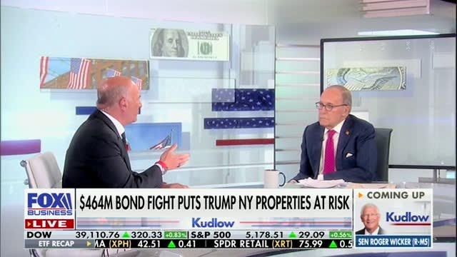 Larry Kudlow Begs Kevin O’Leary to Loan Trump $464 Million Bond