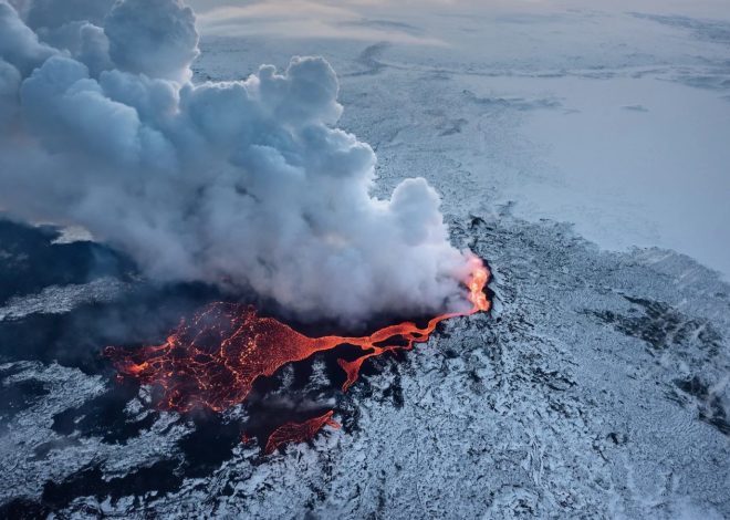 Iceland volcano erupts for the fourth time in three months