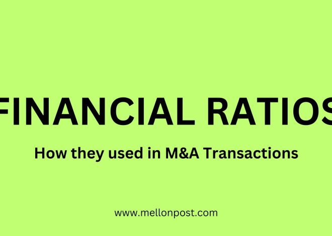 Financial Ratios used in M&A Transactions