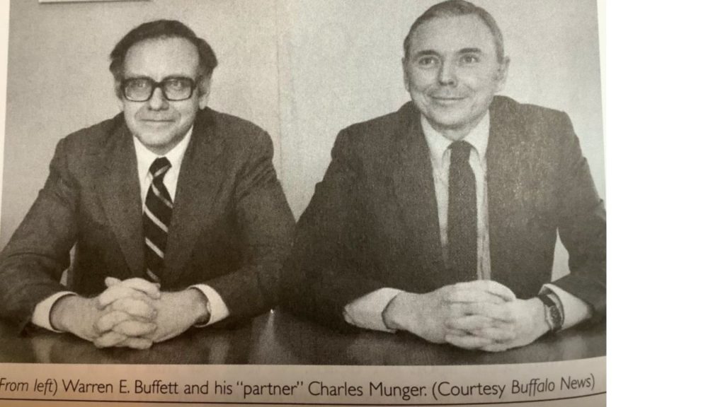 Young Charlie Munger and Warren Buffett