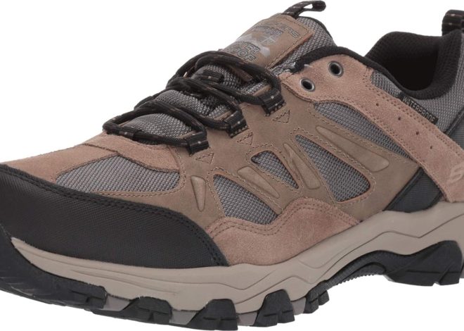 Skechers Men’s Outline-SOLEGO Trail Oxford Hiking Shoe