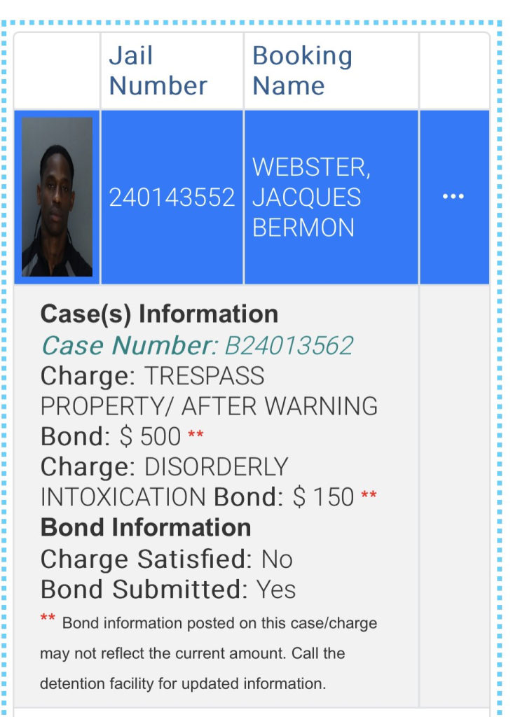 Travis Scott Arrest Charges