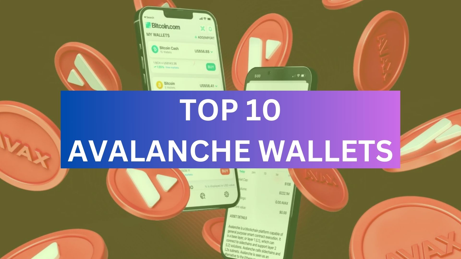 Top 10 Avalanche (AVAX) Wallets