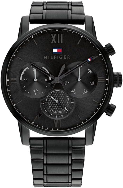 Tommy Hilfiger Men’s Dress Multifunction Quartz Wa…