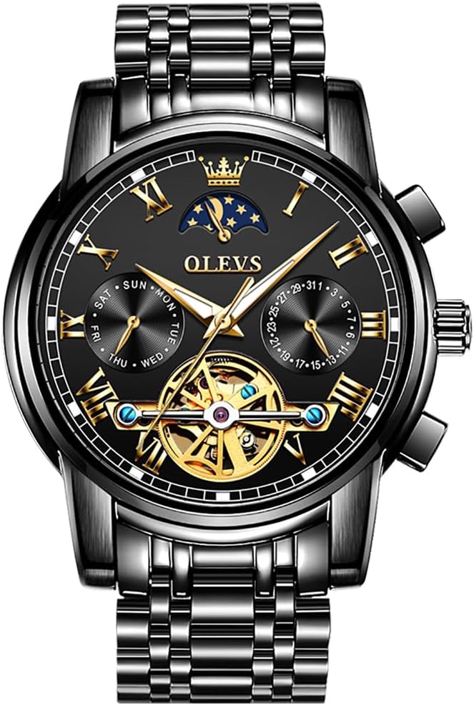 OLEVS Automatic Self Winding Men’s Watches Date Da…