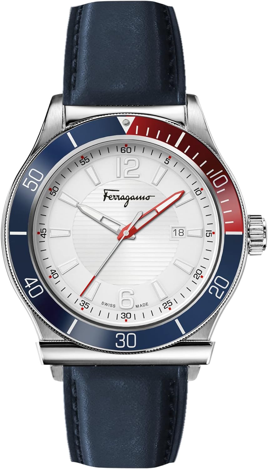 Ferragamo Mens Swiss Made Watch 1898 Collection