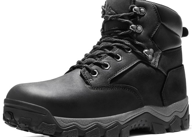 NORTIV 8 Men’s Hiking Boots Waterproof Soft Toe…