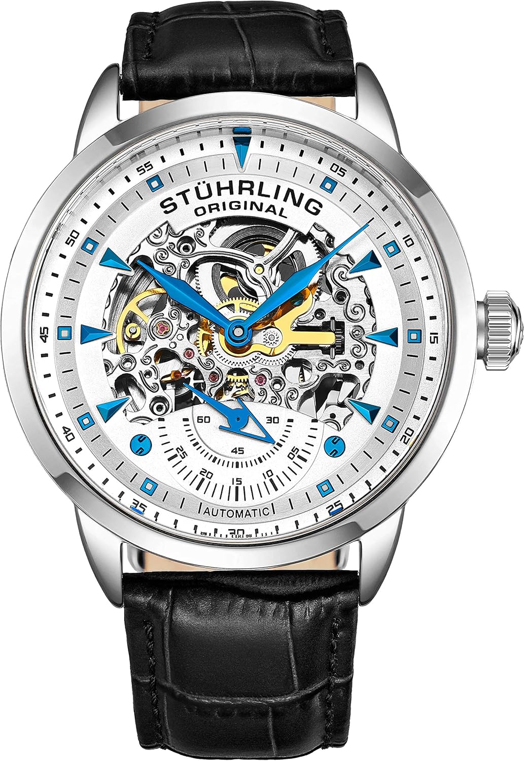 Stuhrling Original Mens Skeleton Automatic Dress W…