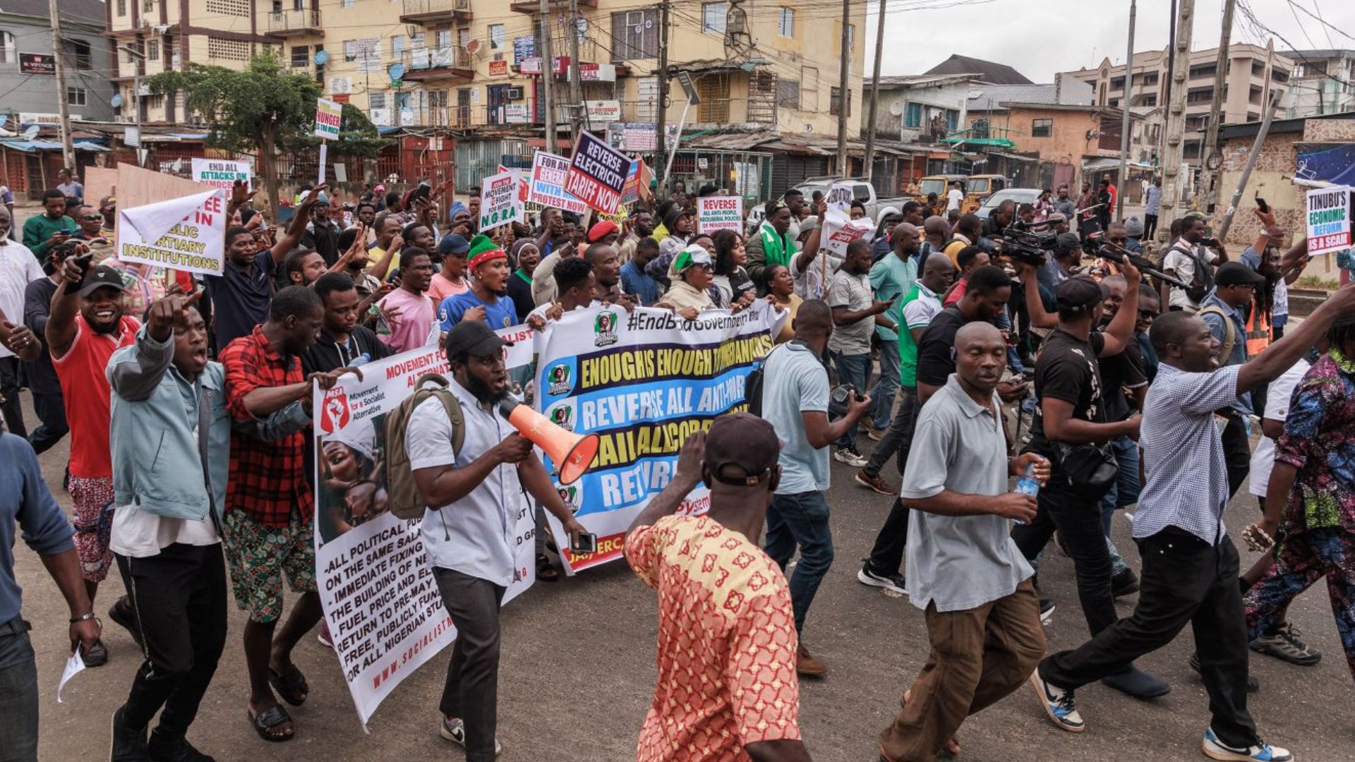 Protest erupts across Nigeria over soaring cost of living and fuel price