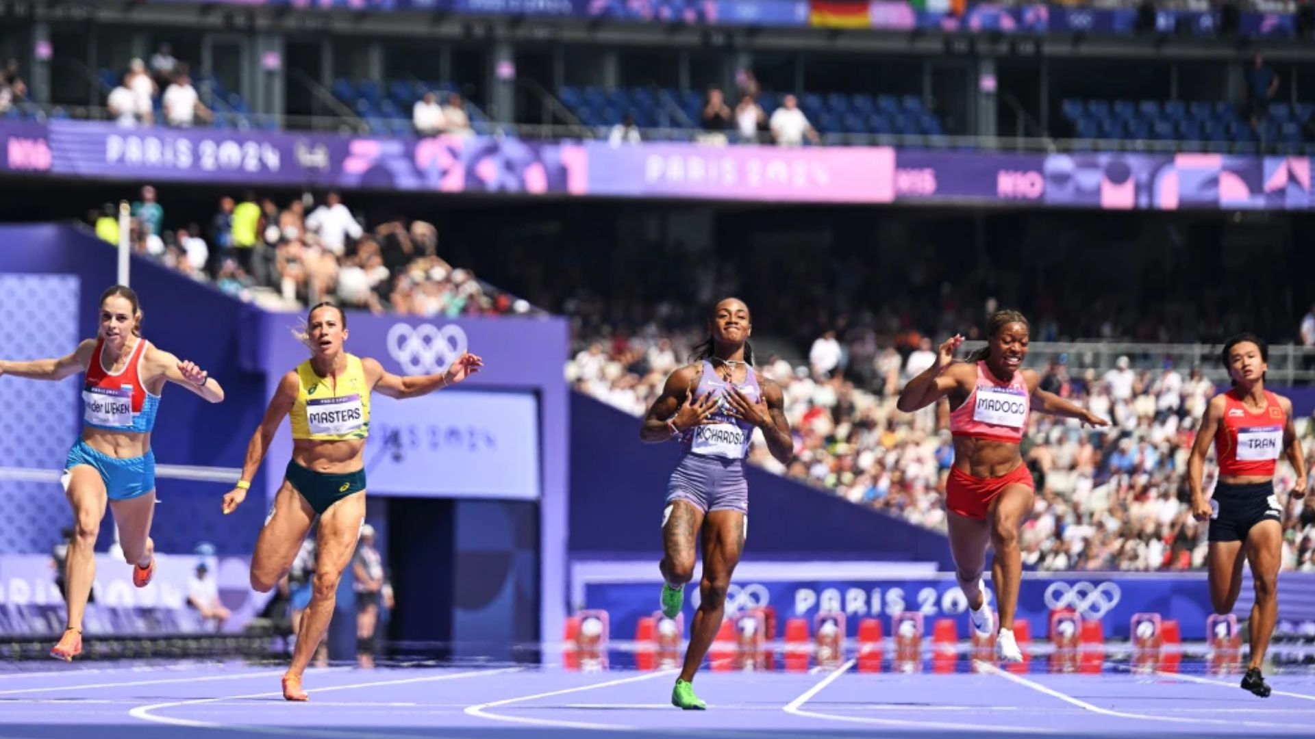 2024 Olympics: Simone Biles takes gold while Sha’Carri Richardson gets silver