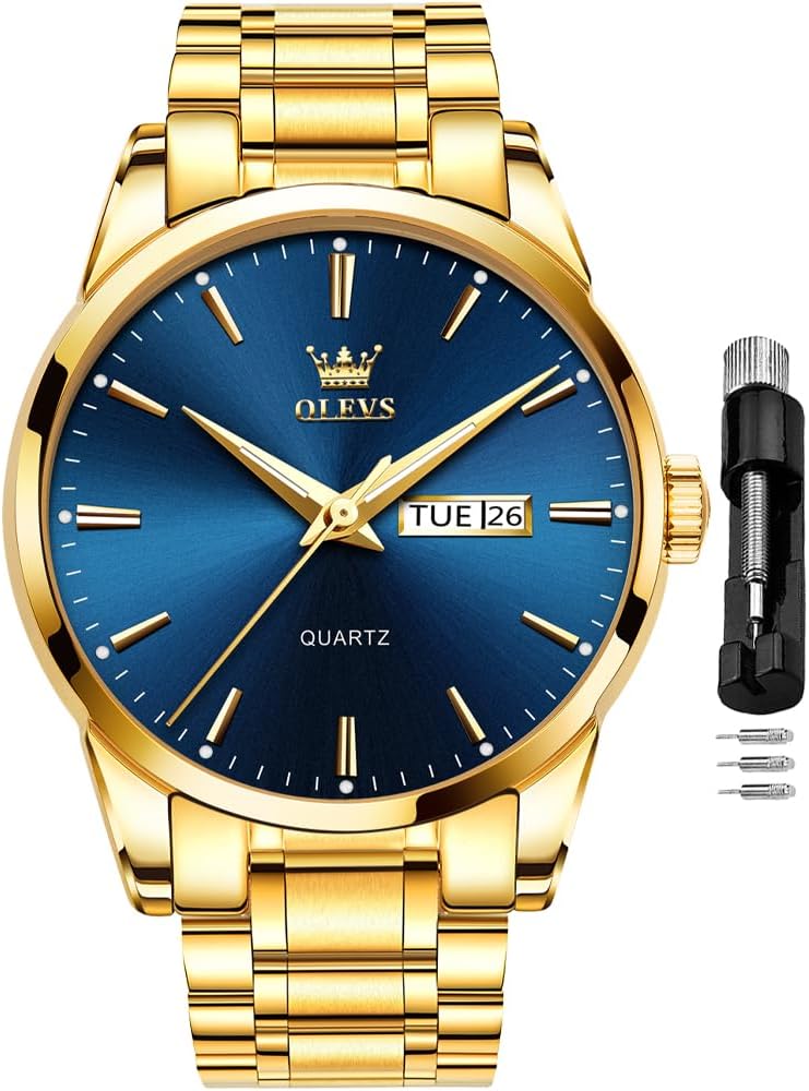 OLEVS Men Watches Business Dress Easy Read Analog …