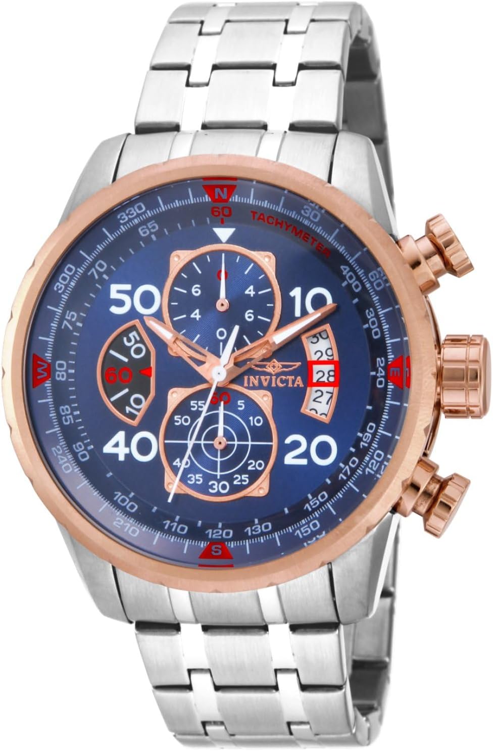 Invicta Men’s Aviator Analog Display Japanese Quar…