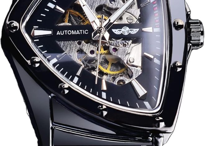 FORSINING Triangle Skeleton Men’s Automatic Mechan…