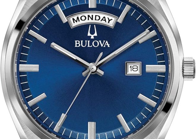 Bulova Men’s Classic Surveyor 2-Hand Day/Date Quar…