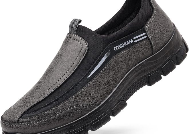 COSIDRAM Mens Casual Shoes Loafers Slip on…