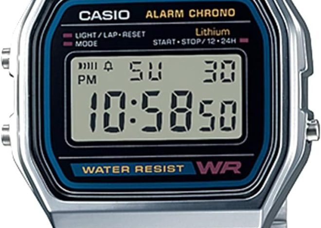 Casio Men’s Vintage A158WA-1 Water Resistant Digit…