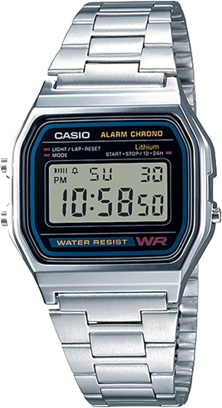 Casio Men’s Vintage A158WA-1 Water Resistant Digit…