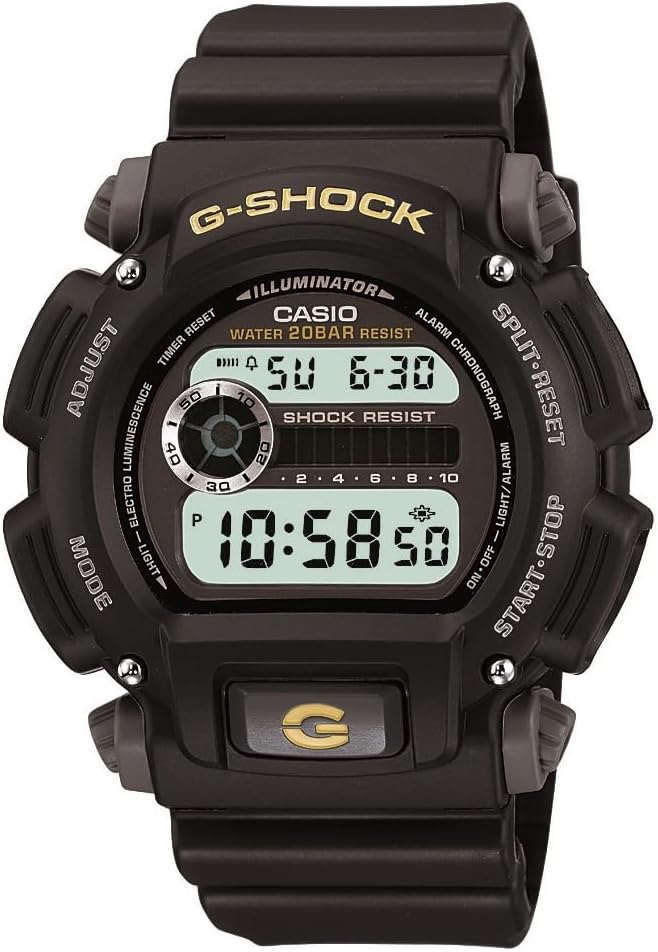 Casio – Mens Blk Digital G-Shock Watch (DW9052-1BC…