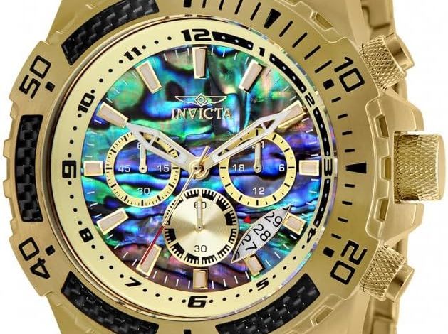 Invicta Men’s Pro Diver Scuba Quartz Watch, Gold, …