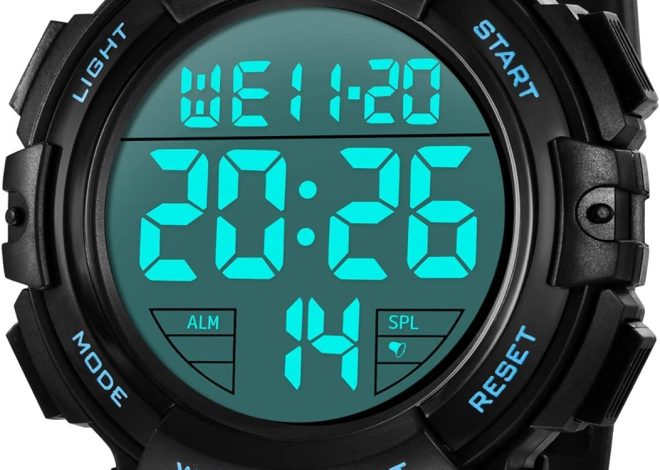 L LAVAREDO Mens Digital Watch Sports Military Watc…