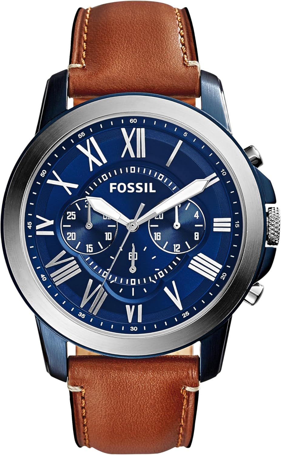 Fossil Grant Men’s Watch with Chronograph or Autom…