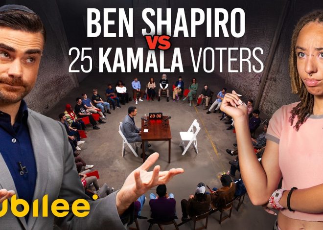 1 Republican vs. 25 Kamala Harris Voters Ft. Ben Shapiro – Summary